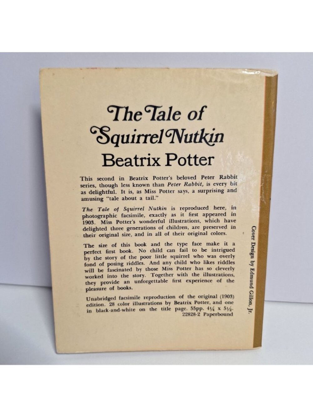 The Tale Of Squirrel Nutkin Beatrix Potter Vintage 1970s Dover Paperback - Picture 5 of 9